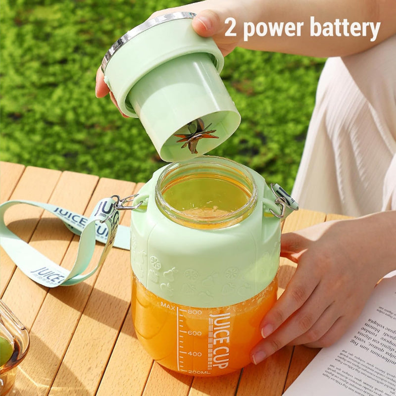 Blend Anywhere – Portable Blender Cup with Straw Lid
